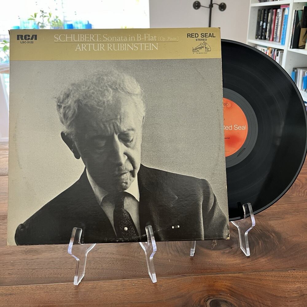 Schubert Sonata in B Flat, Op. Posth. Artur Rubinstein Vinyl LP 1969 RCA LSC3122